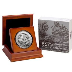 CHM 1867 Confederation -10 oz. Pure Silver Medal